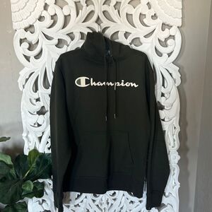 Champion olive green hoodie